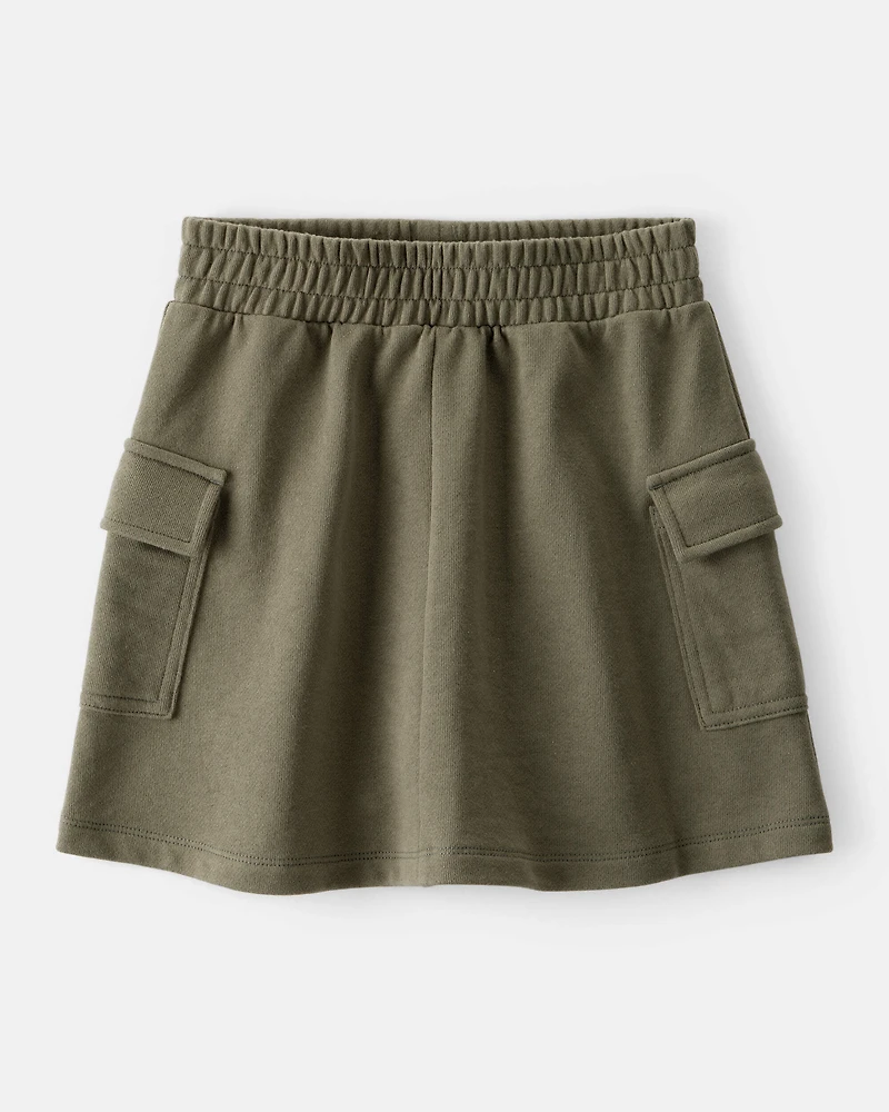 Girls French Terry Cargo Skirt