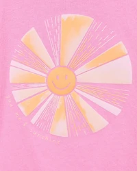 Toddler Sunshine Short-Sleeve Graphic Tee - Pink