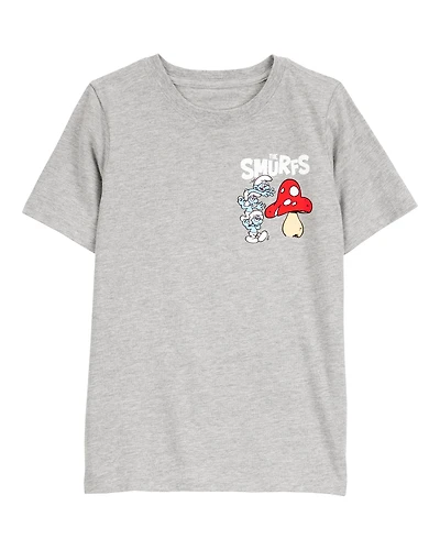 Boys Smurfs Graphic Tee - Grey