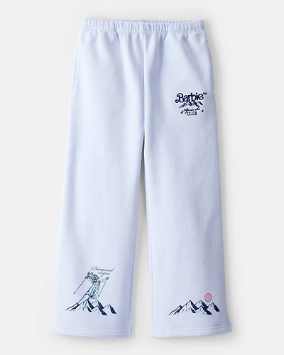 Girls Barbie Ski Sweatpants - Blue