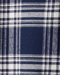 Toddler Organic Cotton Button-Front Flannel Shirt