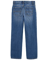 Boys Medium Wash BootCut Jeans