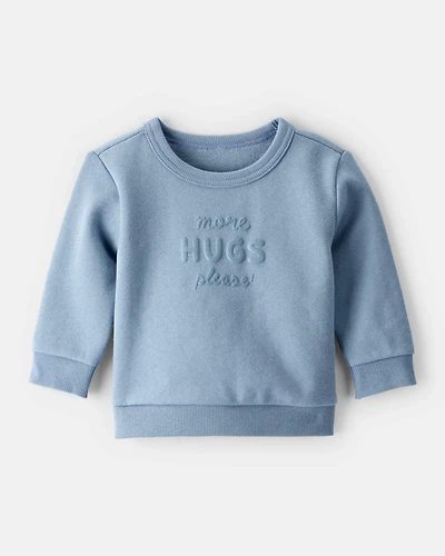 Baby Boy DayDream Fleece Sweatshirt - Blue