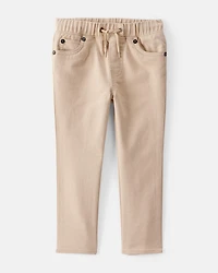 Toddler Boy  Pull-On Slim Fit Pants - Khaki