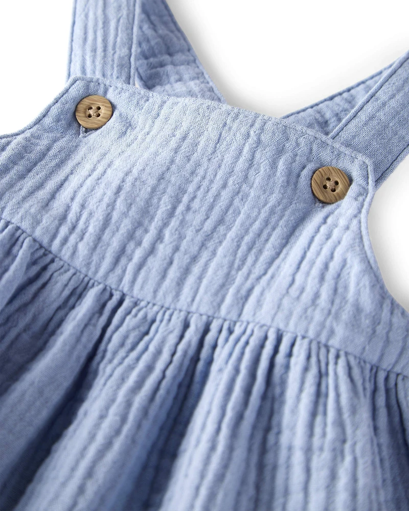Baby Girl 2-Piece Organic Cotton Jumper Set