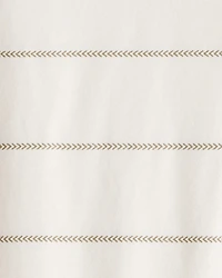 Boys Striped Long-Sleeve Tee - Ivory