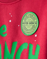 Boys Christmas Dr. Seuss™ The Grinch Pullover Sweatshirt - Red