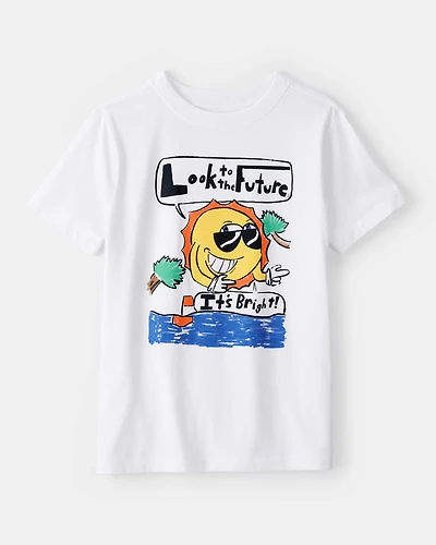 Kid Boys & Girls Clubs 'The Future is Bright' Short-Sleeve Tee