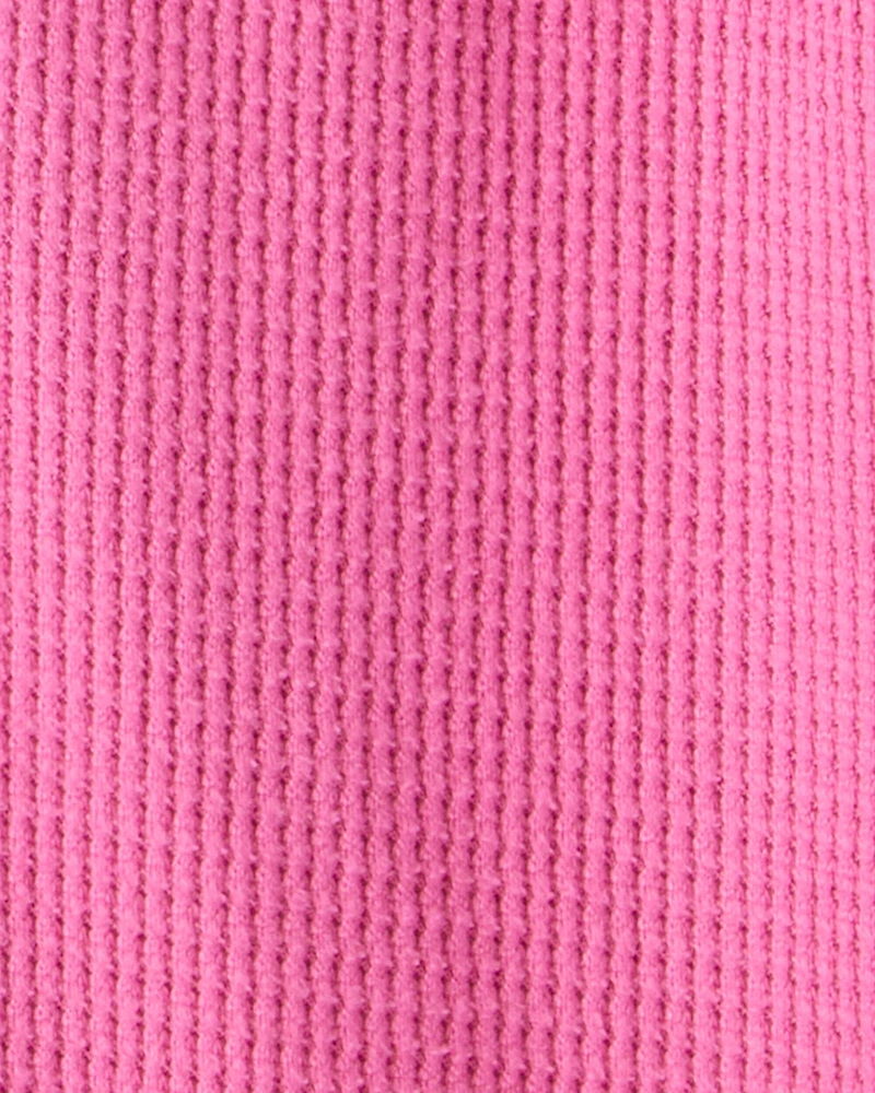 Girls Waffle Knit Joggers