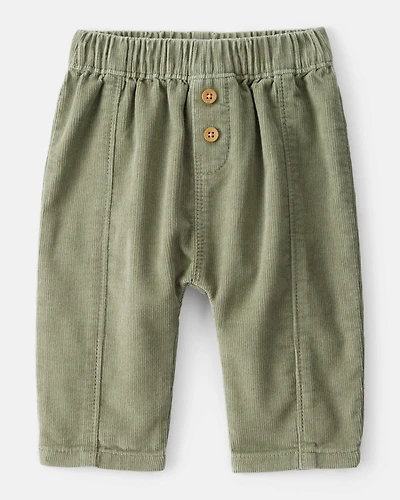 Baby Boy Corduroy Fashion Pants - Green