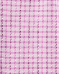 Girls 2-Piece Long-Sleeve Tee & Plaid Dress Set - White/Pink