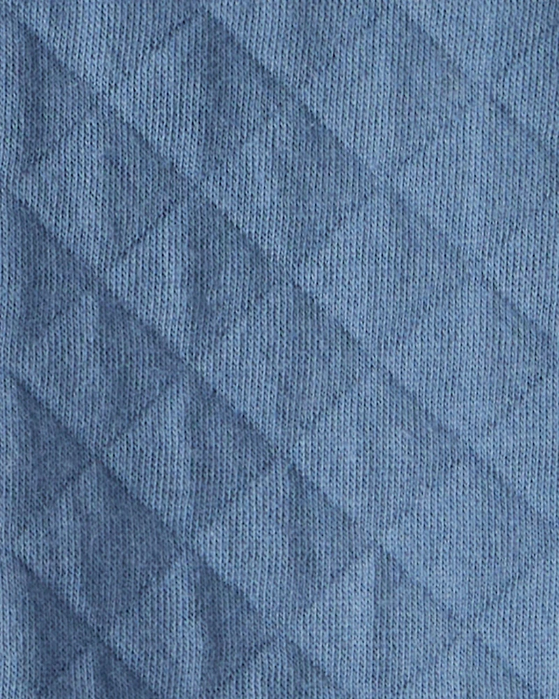 Baby Quilted Double Knit Jumpsuit Made with Organic Cotton
