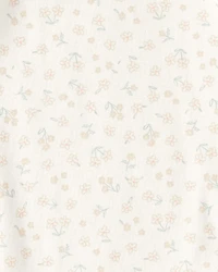 Baby Girl 5-Pack Cowgirl Print Cotton Multipack Bodysuits - White/Blue/Pink