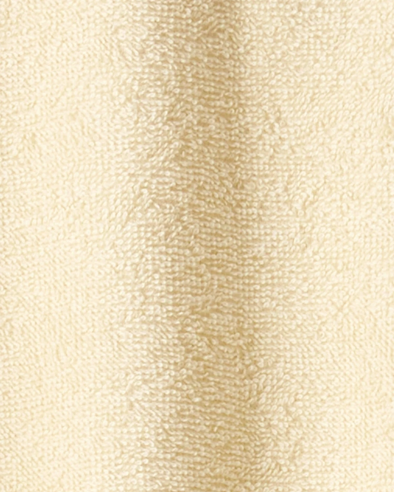Toddler Organic Terry Cotton Pineapple Towel