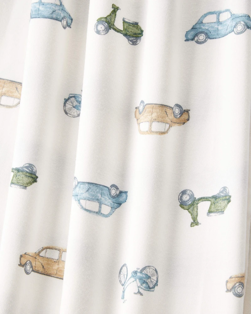 Baby Boy Cars PurelySoft Blanket - Ivory