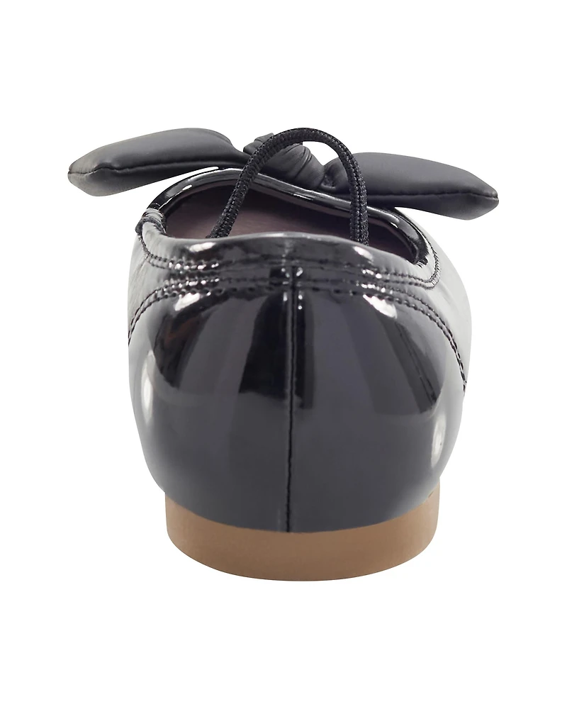 Toddler Slip-On Bow Flats