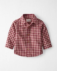 Baby Cozy Button-Front Shirt Made with Organic Cotton