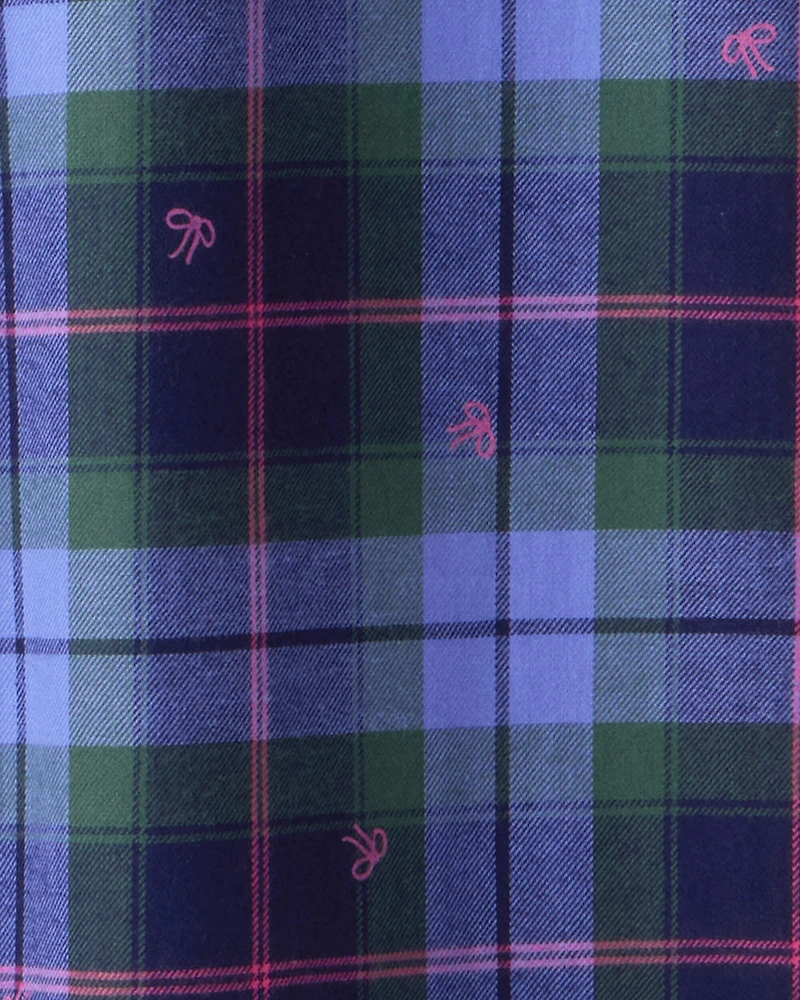 Girls Flannel Plaid Bottoms