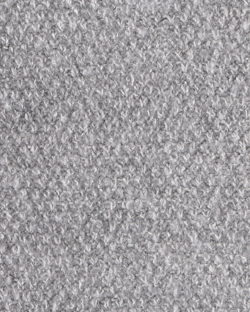 Boys Sweater Knit Hoodie - Grey