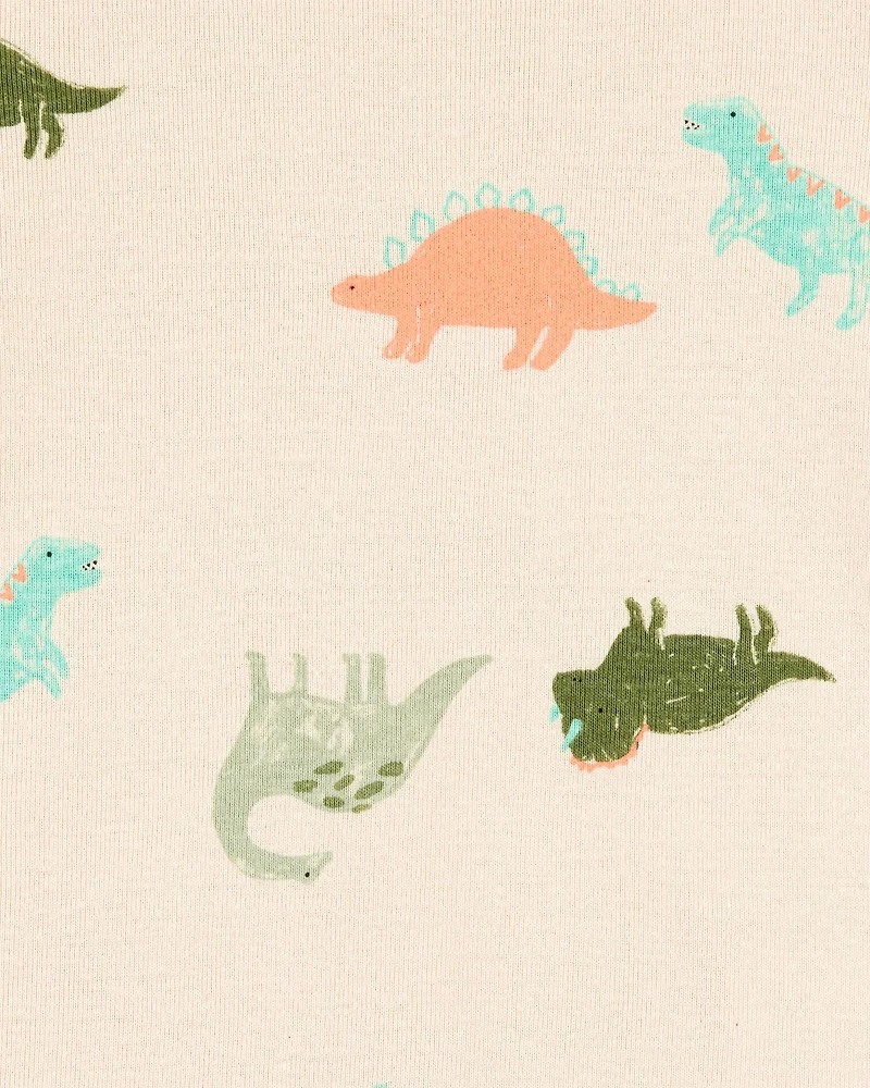 Toddler Boy 4-Piece Dinosaur Cotton Pajamas