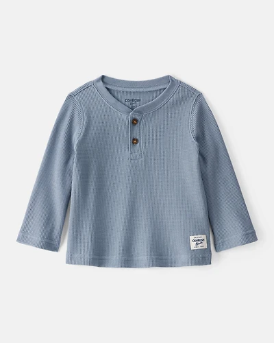 Baby Boy Long-Sleeve Henley Shirt