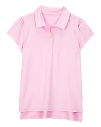 Kid Active Uniform Polo Shirt in Moisture Wicking BeCool™ Fabric - Pink