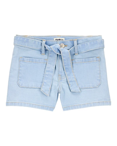 Kid Iconic Denim Shorts - Blue
