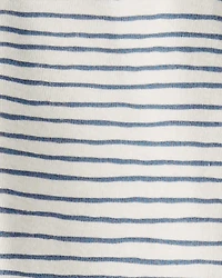 Baby Organic Cotton Sleep & Play Pajamas in Stripes