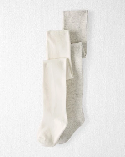 Toddler 2-Pack Tights Made with Organic Cotton
