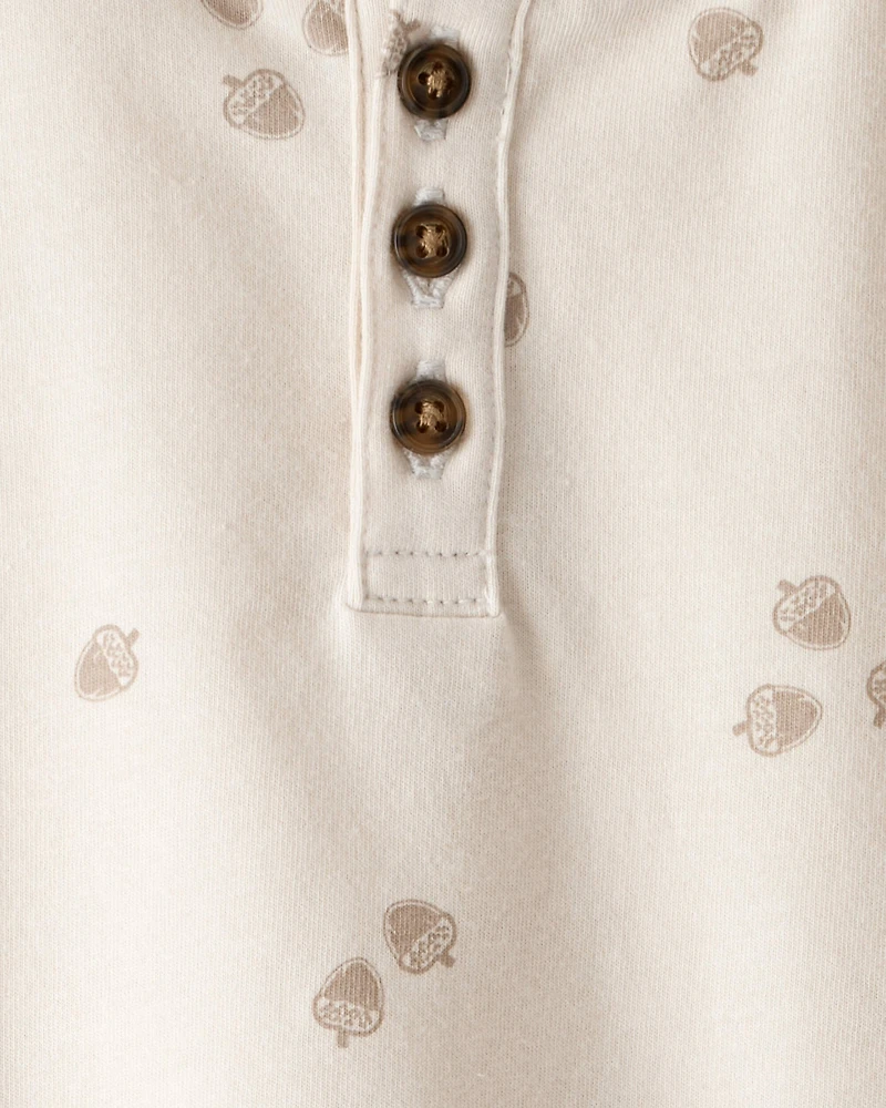 Toddler Boy Acorn Short-Sleeve Tee - Ivory