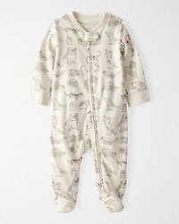 Baby Pet Print Organic Cotton Sleep & Play Pajamas