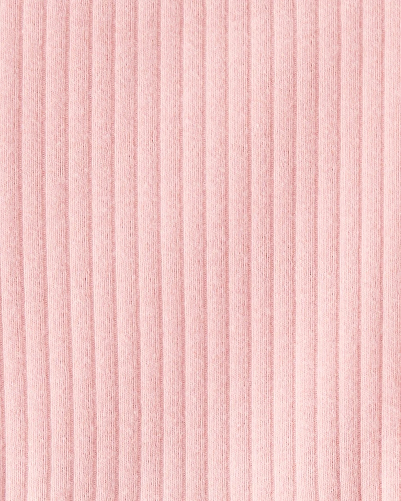 Toddler Girl Long-Sleeve Peplum Top - Pink