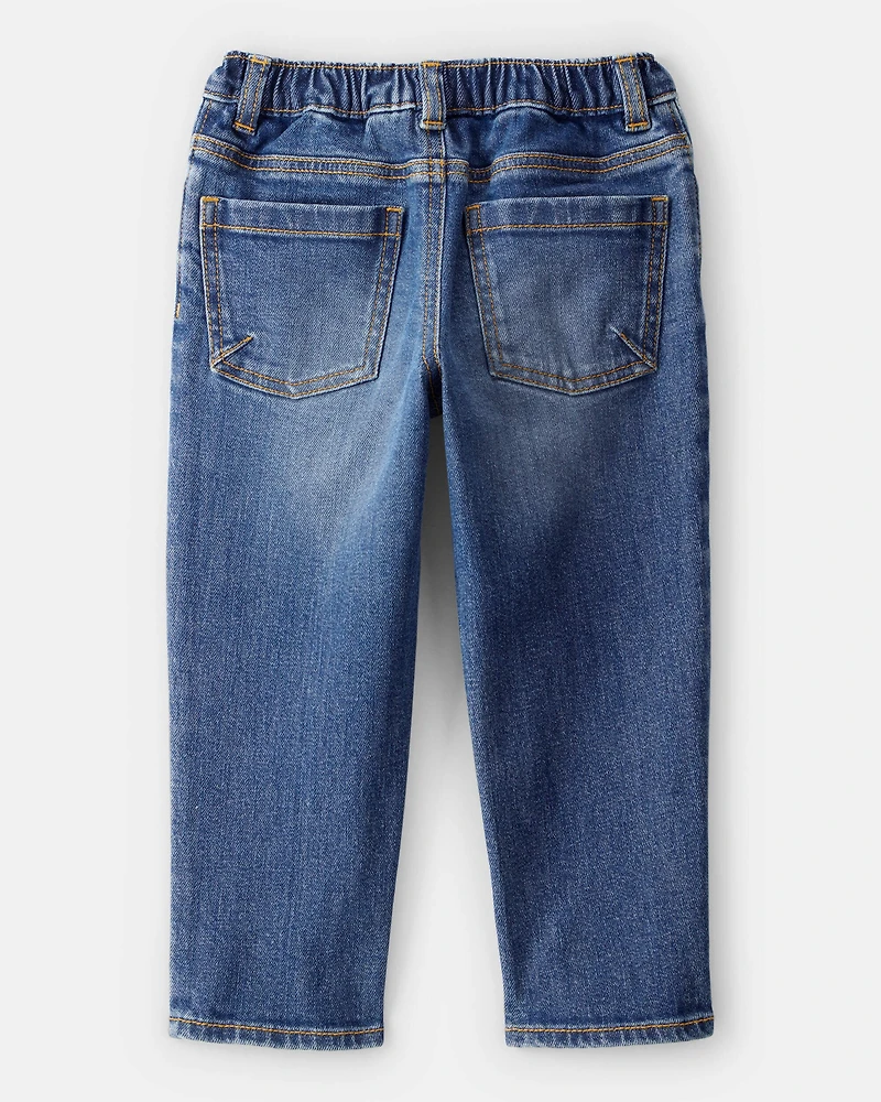 Toddler Boy Mid-Rise Distressed Denim Jeans - Blue