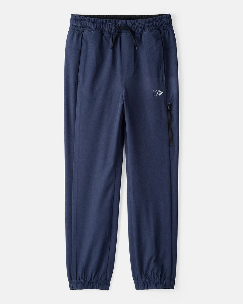 Boys 2-Piece Active Windbreaker & Active Woven Joggers Set - Navy