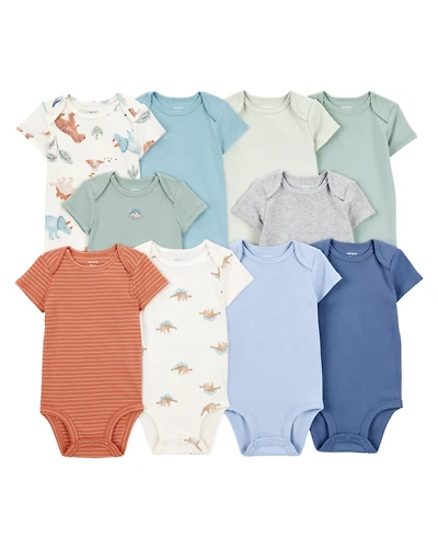 Baby 10-Pack Short-Sleeve Bodysuits