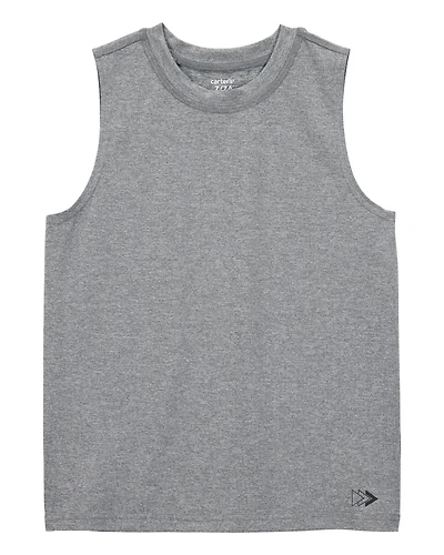Kid Active Muscle Tank - Grey
