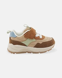 Toddler Boy Athletic Sneakers - Brown