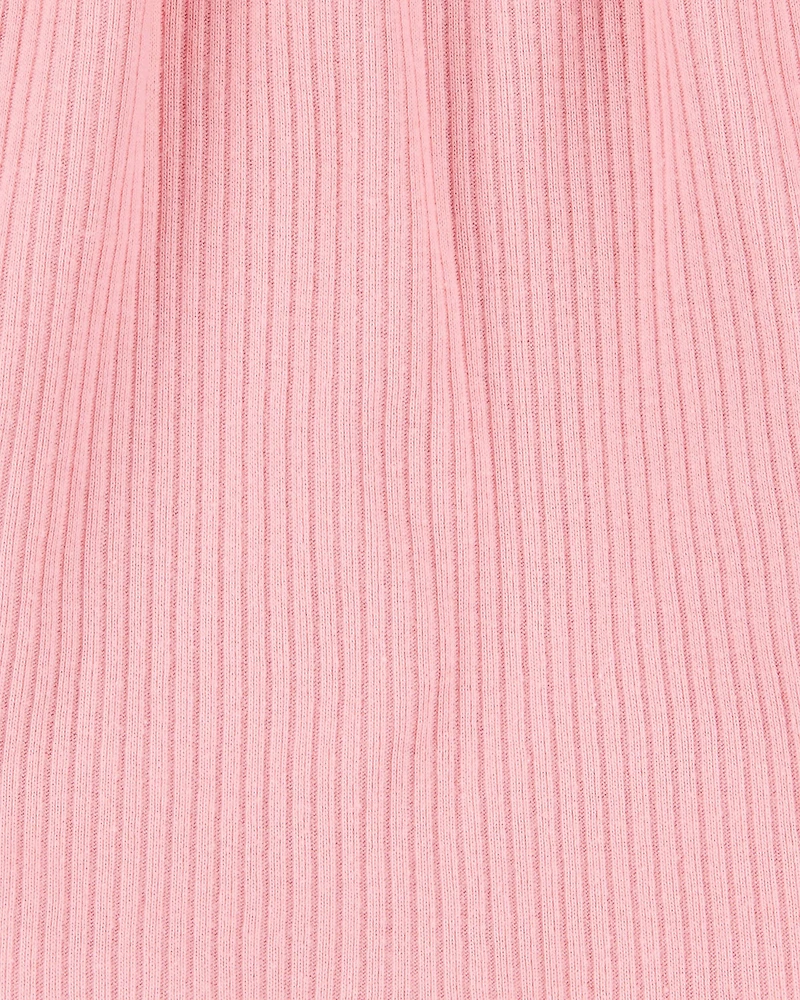 Baby 2-Piece Bodysuit Dress & Cardigan Set - Pink/Ivory