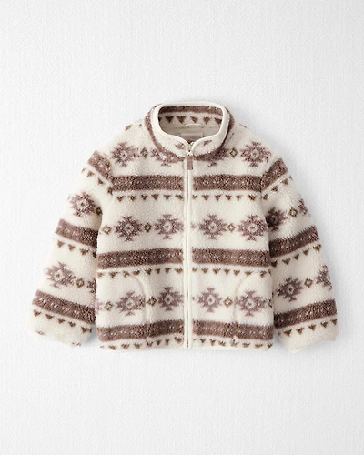 Toddler Recycled Southwestern Sherpa Jacket
