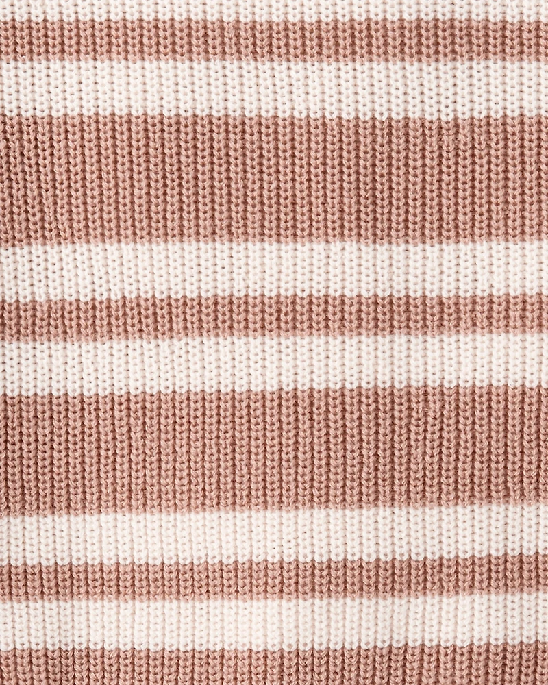 Girls Long-Sleeve Sweater - Brown