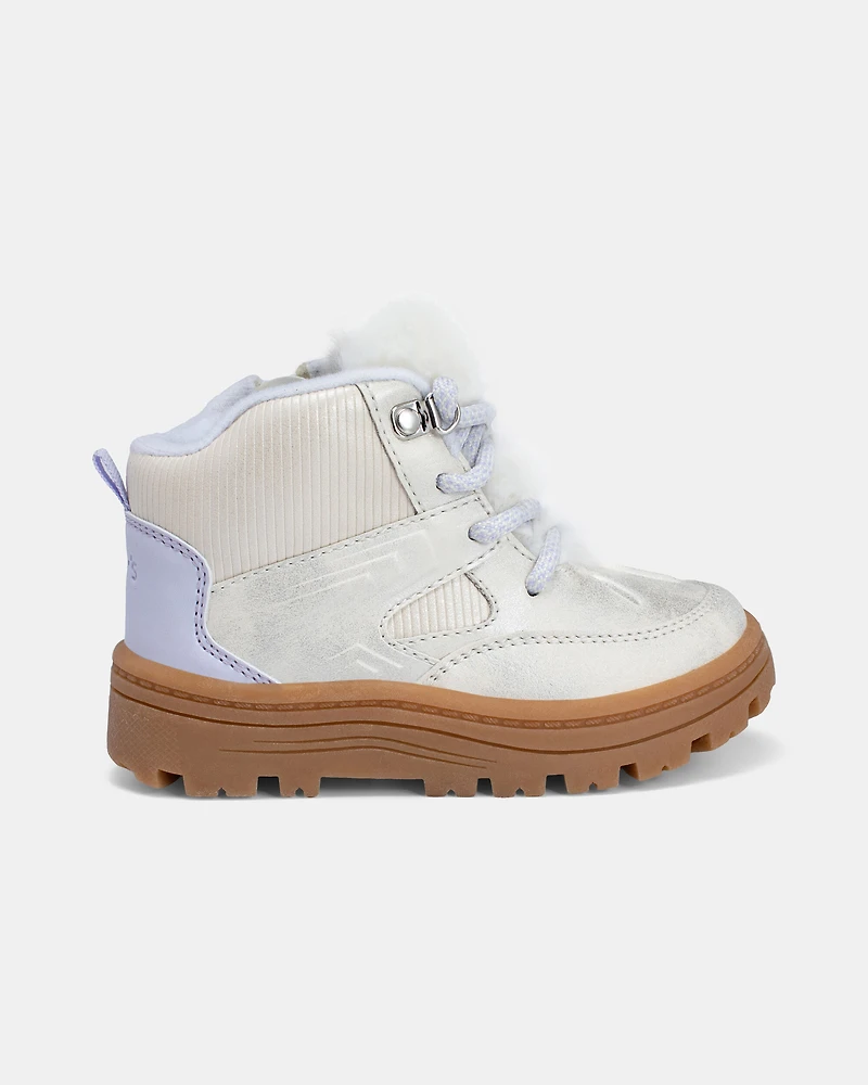 Girls Fashion Boots -Cream