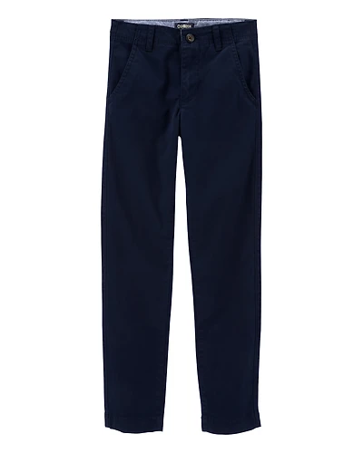 Boys Husky Fit Stretch Chino Pants