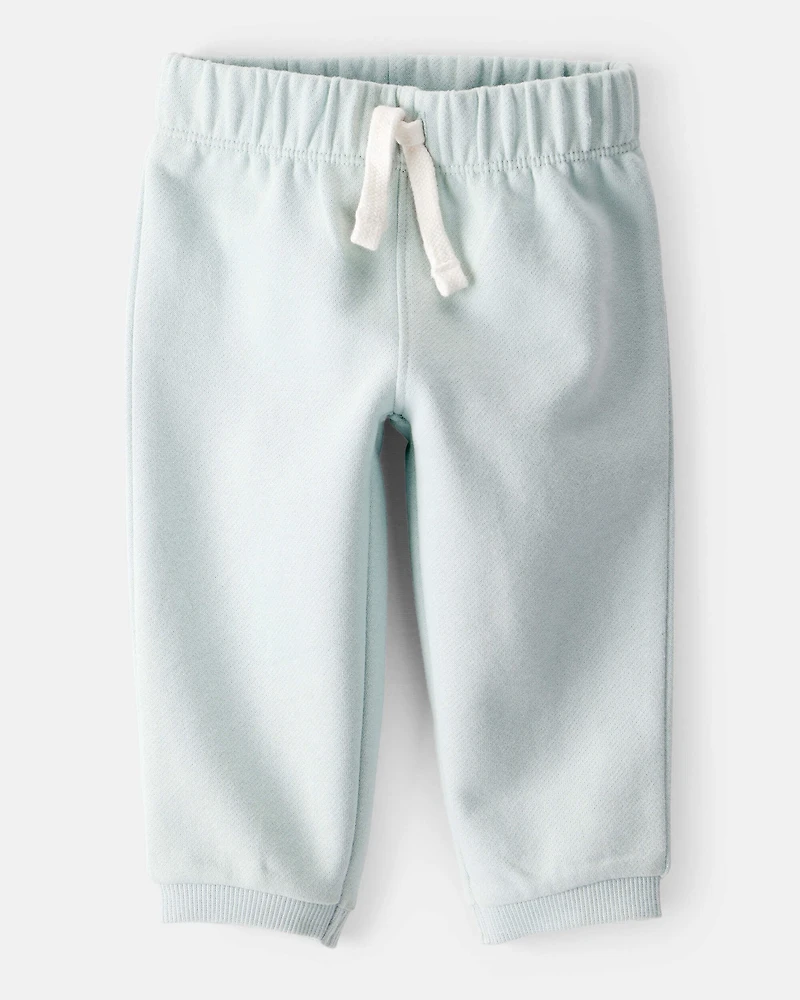 Baby Boy 2-Piece Dog Print Bodysuit & Daydream Fleece Pants Set - Ivory/Blue