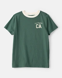 Boys Los Angeles Short-Sleeve Graphic Tee - Green