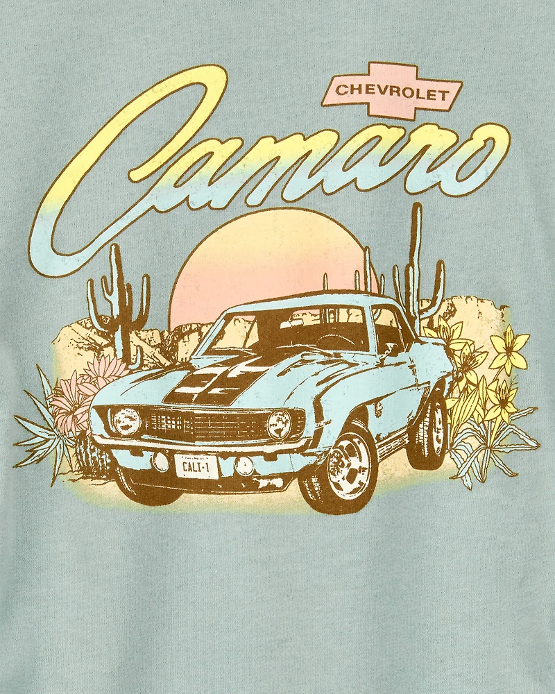 Girls Camaro Short-Sleeve Graphic Tee - Green