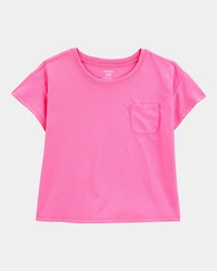 Kid Solid Short-Sleeve Fashion Top