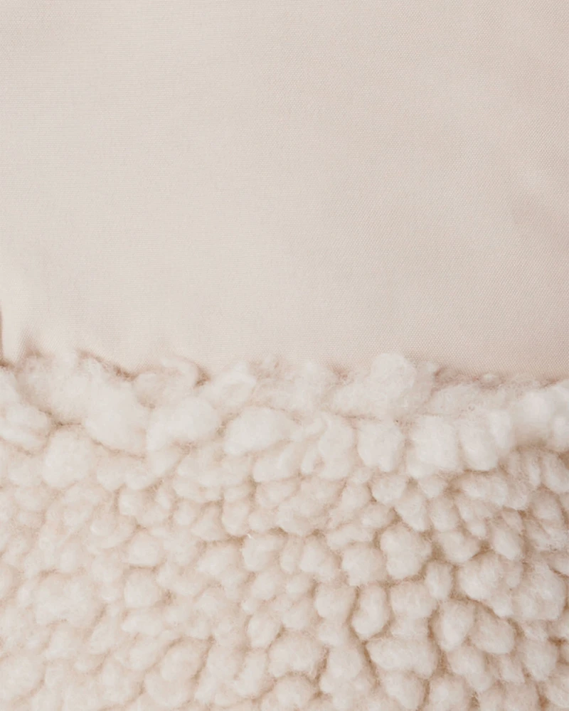 Baby Girl Fleece Vest - Cream