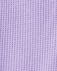 Baby Girl PurelySoft Long-Sleeve 2-Way Zip 1-Piece Pajamas - Purple