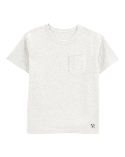 Kid Short-Sleeve Pocket Tee - Light Grey