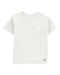 Kid Short-Sleeve Pocket Tee - Light Grey